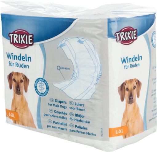Rüdenwindeln L-XL: 60-80cm, 12 St.