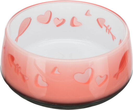 Kunststoffnapf Lovely Cat, 0,3 l/ø12cm