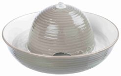 Alternative view of Fontaine à boire Vital Flow, céramique, 1,5 l, gris/blanc