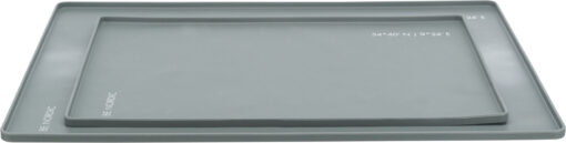 BE NORDIC Napfunterlage Silikon, 60×40cm, grau