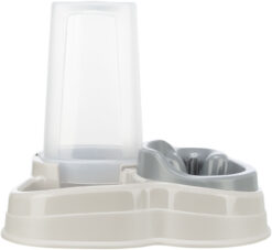 Alternative view of Futter- und Wasserspender, Kunststoff, 3,5 l/ grau/taube