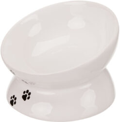 Alternative view of Ecuelle chat, céramique, 0,25 l/ø 13 cm, blanc