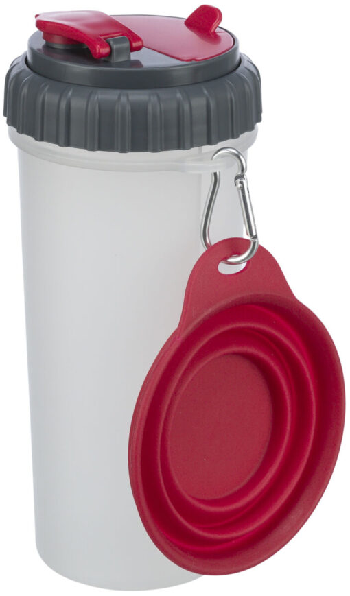 Futter- und Wasserbehälter, Kunststoff, 2×0,35 l/ø 11×23cm