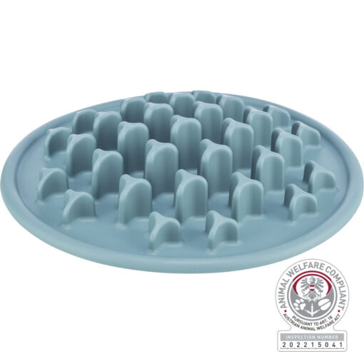Slow Feeding set de table Pillars, en TPE, ø 35 cm, bleu