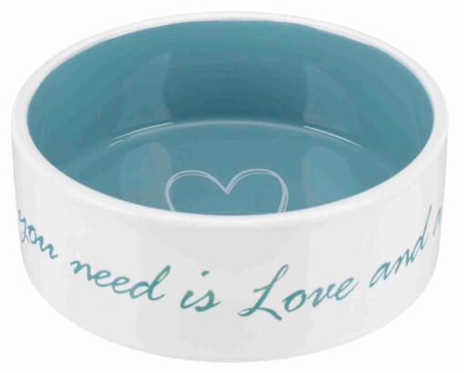 Keramiknapf Pet's Home, creme/hellblau 0,8 l/ø 16cm