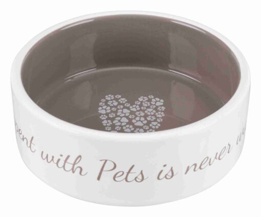 Ecuelle céramique Pet's Home, crème/taupe 0,3 l/ø 12cm