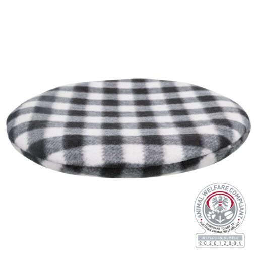 Coussin chauffant a réchauffer au micro-ondes,noir/blanc ø26cm