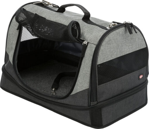 Tasche Holly, schwarz/grau 30×30×50cm