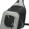 Fronttasche, Nylon, 30x33x26cm, schw.-grau