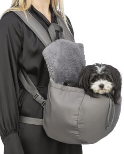 Alternative view of Sac ventral Molly, 25×38×17cm, gris