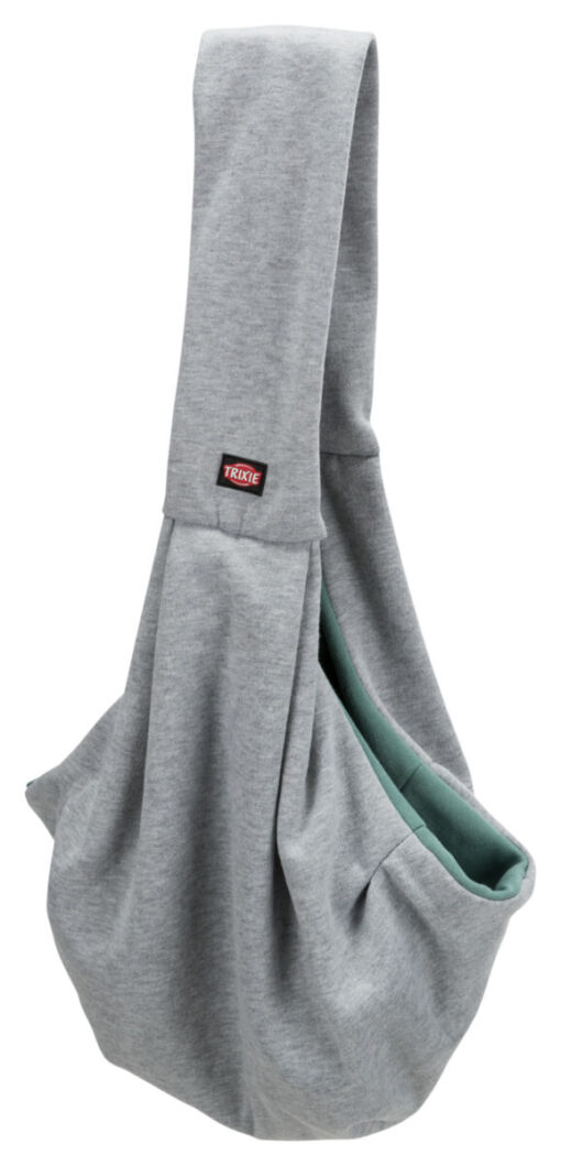 Junior sac ventral , 22×20×60cm, gris clair/menthe