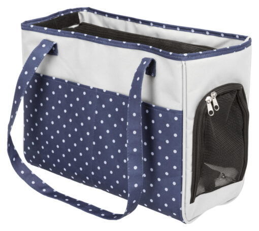 Sac Bonny, 20 × 29 × 40 cm, bleu/gris