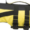 Gilet de sauvetage pour chiens, XL, jaune/noir
