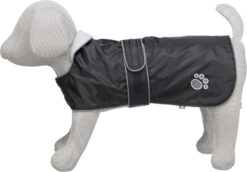 Alternative view of "TCoat Orleans" manteau p. chien noir, réfl.