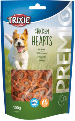 Alternative view of PREMIO Chicken Hearts au poulet, 100 g