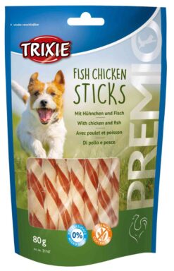 Alternative view of PREMIO Fish Chicken Sticks, 80 g
