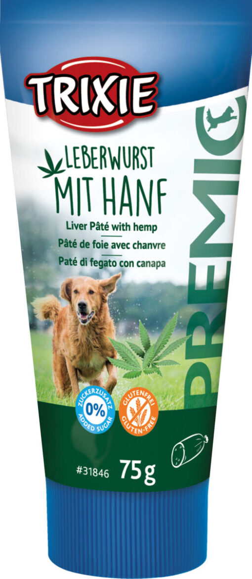 Leberwurst mit Hanf, 75 g nur per VE 12Stk.