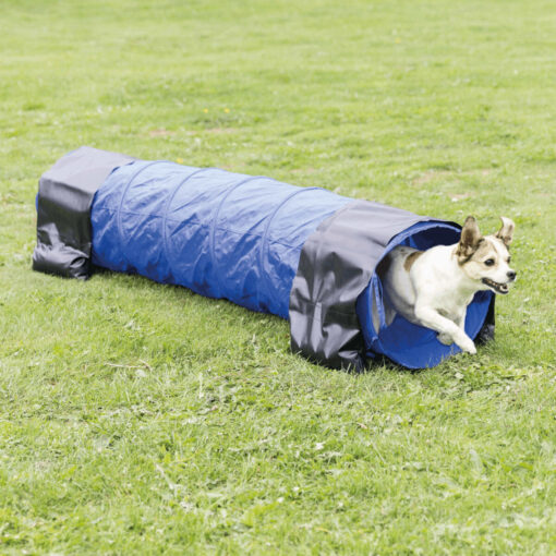 Agility-tunnel, Nylon,bleu foncé,2m ø40cm,Nylon,d'blau, 2m