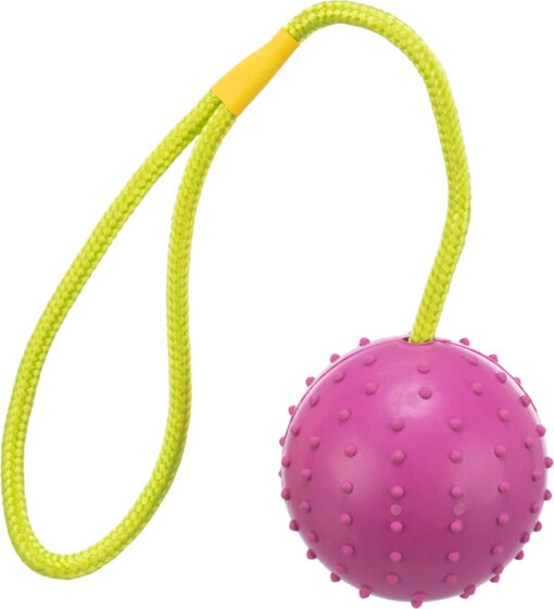 Gummiball am Seil, 30cm ø7cm