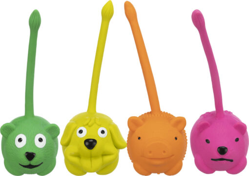 Animal balle de jeu, en latex, ø6cm nur per VE 17Stk.