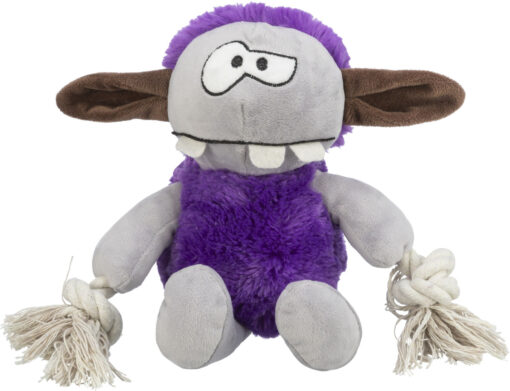 Monstre, en peluche, 32cm, mauve