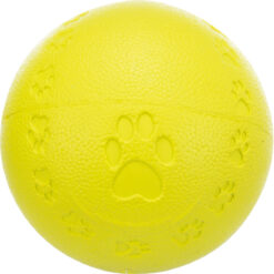 Balle, caoutchouc naturel, con couinement