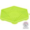 Table de Lick'n'Snack avec ventouse, en silicone, 17cm, vert