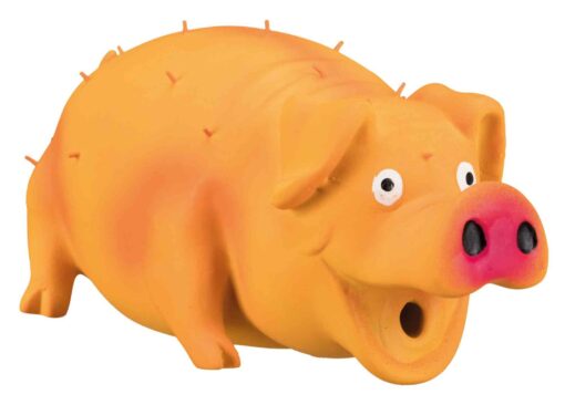 Porc. en latex (av. véritables cris d'anim.) 21cm