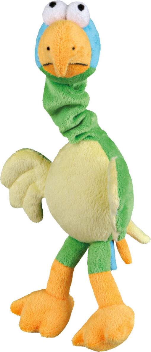 Oiseau avec son original, peluche 30cm