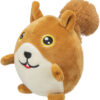 Eichhörnchen, rund, Plüsch, 13cm
