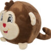 Singe, rond, en peluche, 11cm