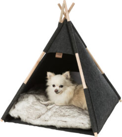 Alternative view of Kuschelhöhle Tipi, Filz, 55×65×55cm, anthrazit
