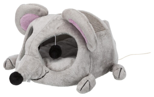 Abri douillet Lukas, gris 35×33×65cm