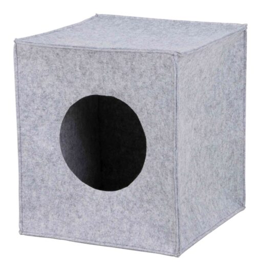 Kuschelhöhle Anton für Regal, 33×33×37cm, grau