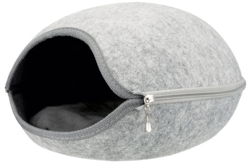 Abri douillet Luna, 40×24×46cm, gris clair 2-teilig,40×24×46cm