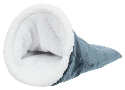 Kuschelsack Paul, ø 40 × 60 cm, blau/weiss