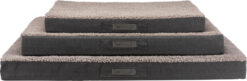 Alternative view of Vital coussin Bendson, 80 × 60 cm, gris foncé/gris clair