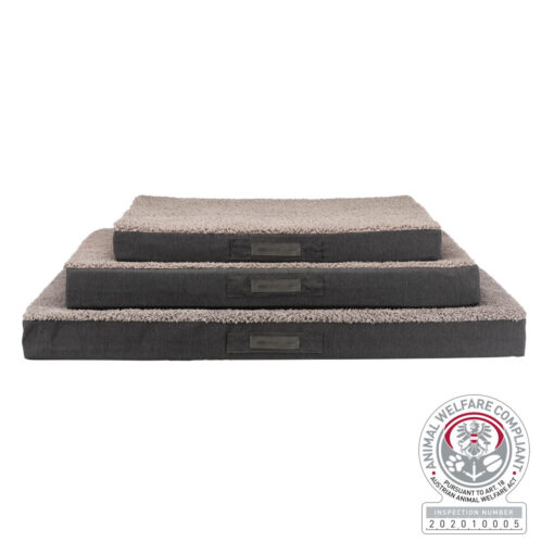 Vital coussin Bendson, 100 × 65 cm, gris foncé/gris clair 100 × 65 cm