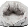Kuschelhöhle Feder, grau/silber