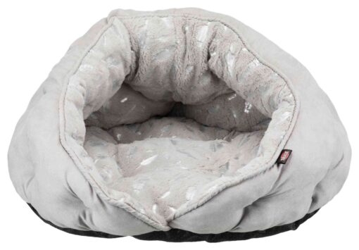 Kuschelhöhle Feder, grau/silber 65 × 60 cm