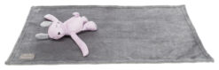Alternative view of Junior Kuschel-Set Decke/Hase, Plüsch, 75×50cm, grau/flieder