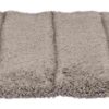 Couverture Bendson, 100×65cm, gris foncé/gris clair