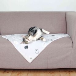 Alternative view of Couverture Mimi, 70x50cm, gris