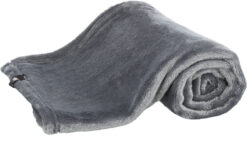 Couverture Kimmy, peluche, 100×75cm, gris