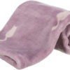 Couverture Lilly, en peluche, 70×50cm, baie