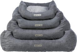 Lit Liano, angulaire, 100×80cm, gris