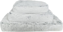 Coussin Harvey, angulaire, 140×90cm, blanc-noir