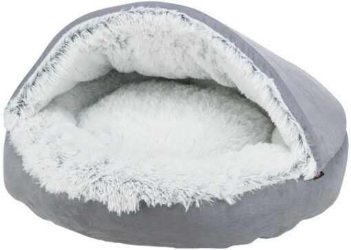 Abri douillet Harvey, rond, ø 70cm, gris/blanc-noir ø 70cm