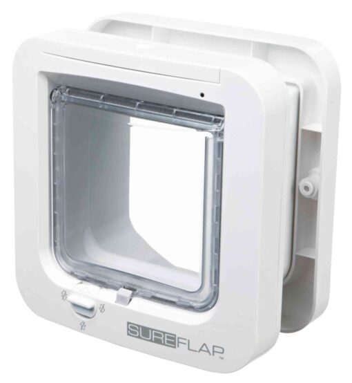 Chatière SureFlap DualScan avec puce d'identificat, blanc 21×21cm