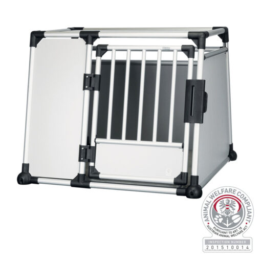 Transportbox, Aluminium, silber/hellgrau L-XL: 94×75×88cm